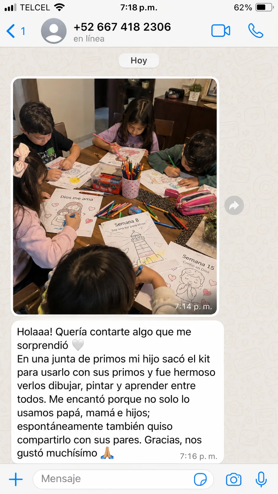 Testimonio de una familia por WhatsApp 4